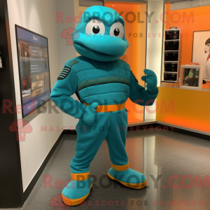 Disfraz de mascota mandarín...