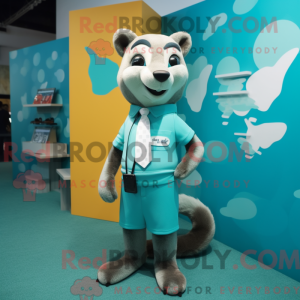Cyan Marten máscara de...