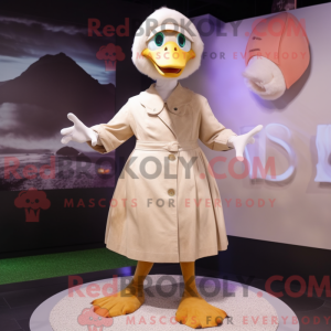 Maskottchenkostüm Beige...
