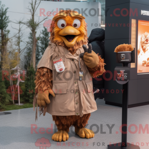 Personaggio mascotte Brown...