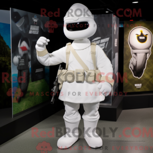 White Soldier mascot...