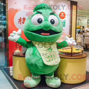 Green Dim Sum mascot...