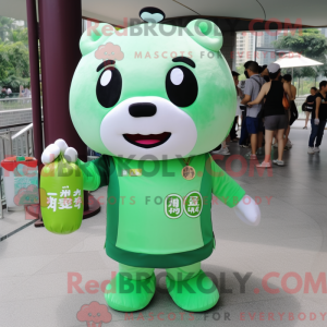 Green Dim Sum mascot...