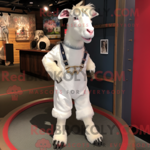 White Boer Goat mascot...