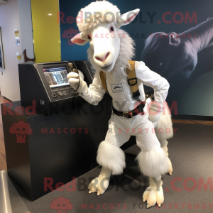 White Boer Goat mascot...