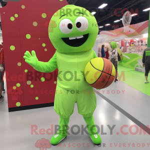 Lime Green Meatballs mascot...