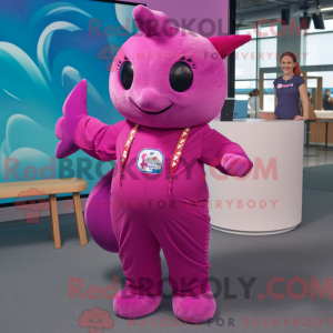 Máscara Magenta Narwhal com...