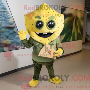 Olive Nachos maskot kostume...