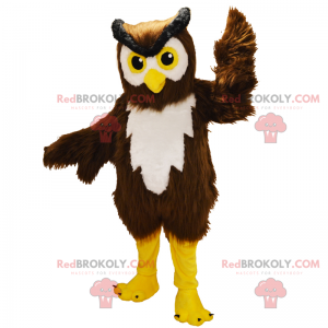 Mascote coruja - Redbrokoly.com
