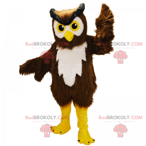 Mascotte del gufo - Redbrokoly.com