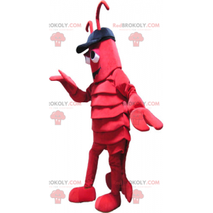 Hummermaskot med hætte - Redbrokoly.com