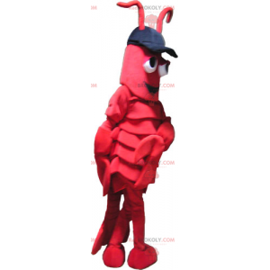 Lobster mascot with cap - Redbrokoly.com