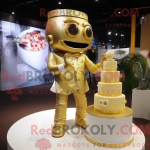 Maskottchenkostüm Goldene...
