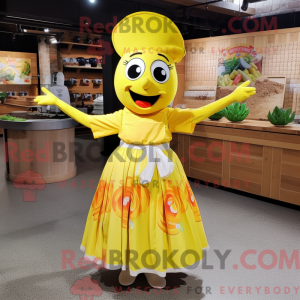 Costume mascotte de Paella...