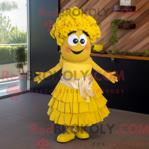 Yellow Paella mascot...