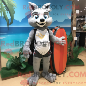Silver Fox-mascottekostuum...