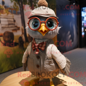 Vagtel maskot kostume...