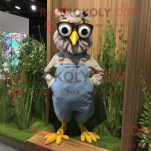 Kwartel mascotte kostuum...