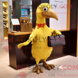 Máscara Gold Dodo Bird com...