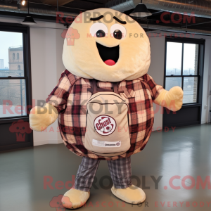 Cream Bagels mascot costume...