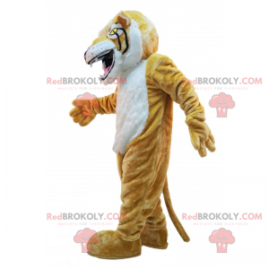 Brown Jaguar mascot - Redbrokoly.com