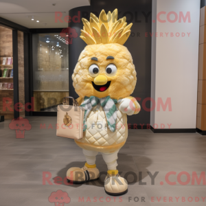 Disfraz de mascota de piña...