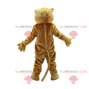 Brown Jaguar mascot - Redbrokoly.com