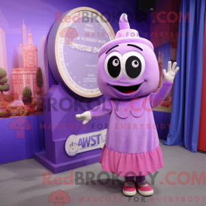 Lavendel armbåndsur maskot...