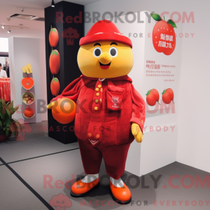 Maskottchenkostüm Rote...