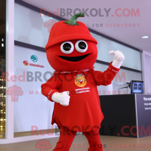 Red Pepper mascot costume...