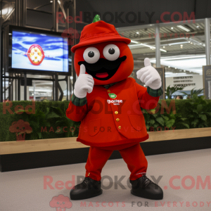 Red Pepper mascot costume...