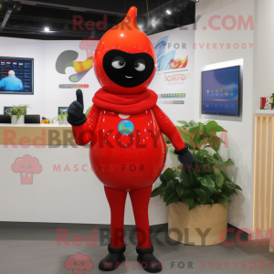 Postava maskota Red Pepper...