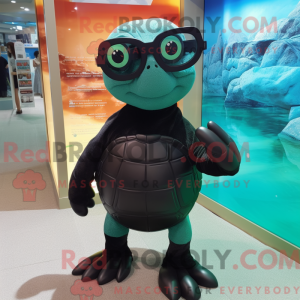 Black Sea Turtle mascot...