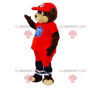 Fodboldspiller maskot - Redbrokoly.com