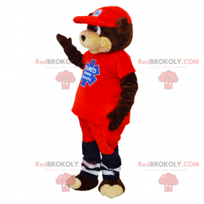 Soccer player mascot - Redbrokoly.com