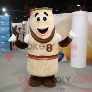 Brown Bottle Of Milk maskot...