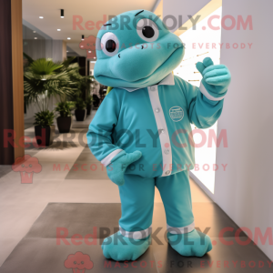 Turkis Turtle maskot...