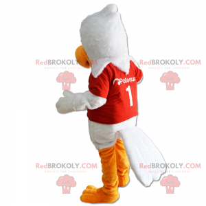 Soccer player mascot - Redbrokoly.com