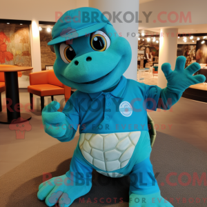 Turkis Turtle maskot...