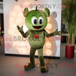 Olive Cherry mascot costume...