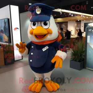 Maskotkostymekarokter Navy...