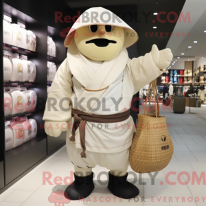 Cream Samurai maskot...