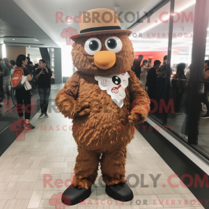 Brown Fried Chicken maskot...