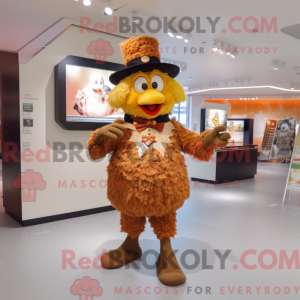 Brown Fried Chicken mascot...