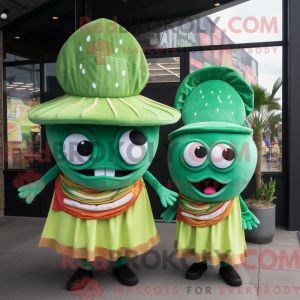 Green Fish Tacos mascot...