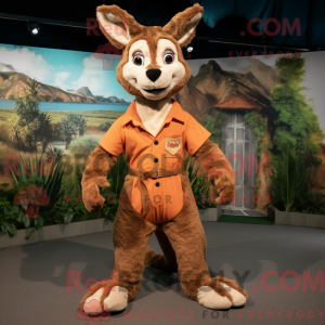 Rust Kengaroo maskot drakt...