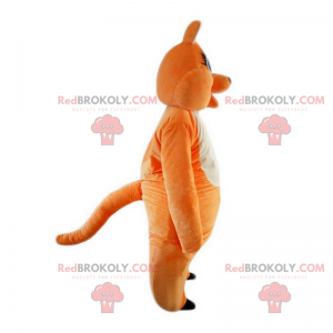 Oranžový klokan maskot - Redbrokoly.com