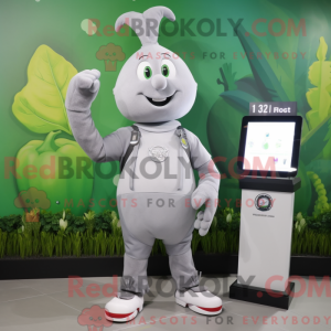 Gray Beet maskot kostume...