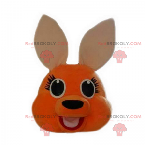 Orange kängurumaskot - Redbrokoly.com