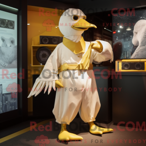 Máscara Gold Seagull com...